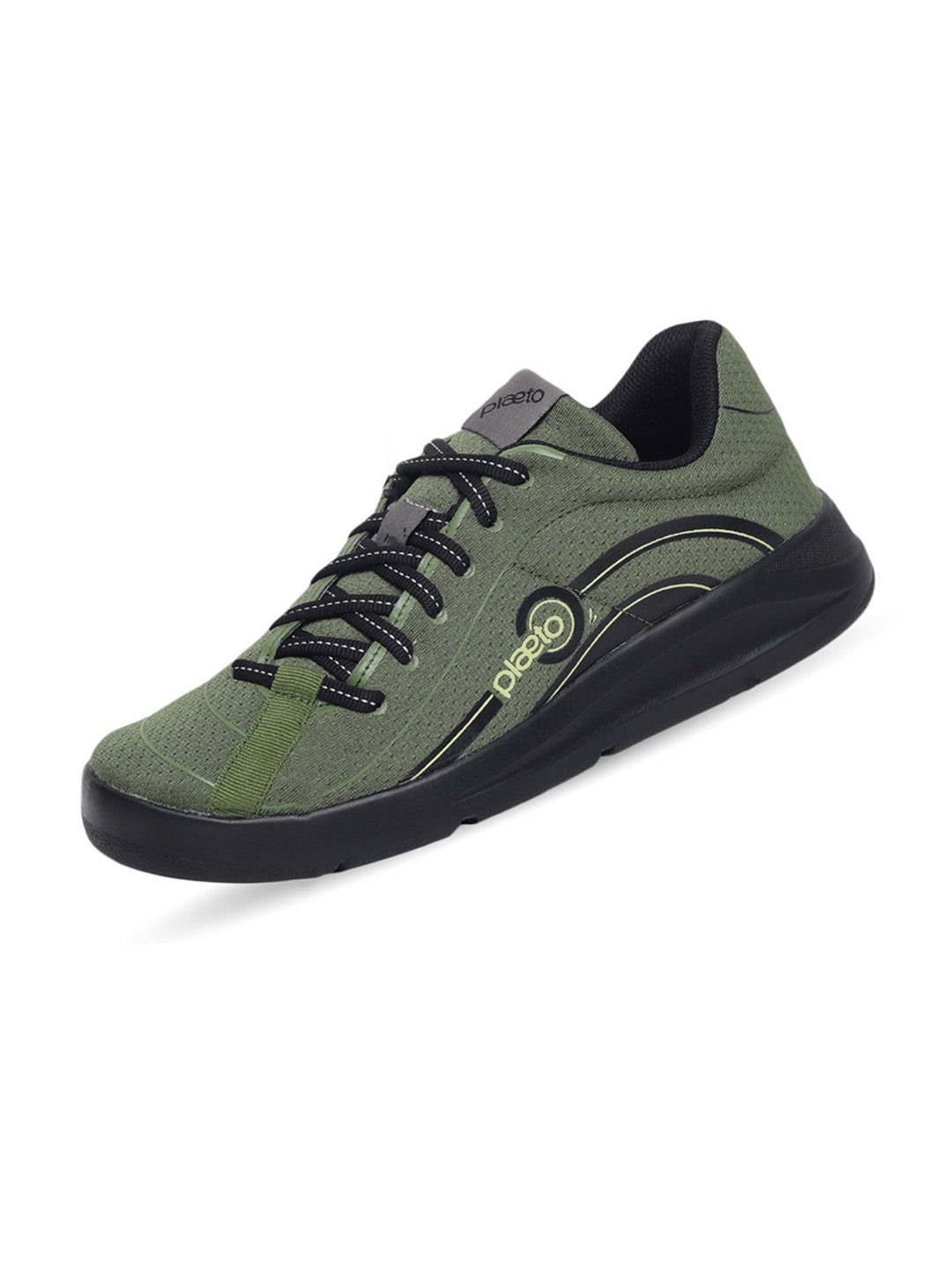 

plaeto Men Go Multiplay Mesh Non-Marking Running Shoes, Green