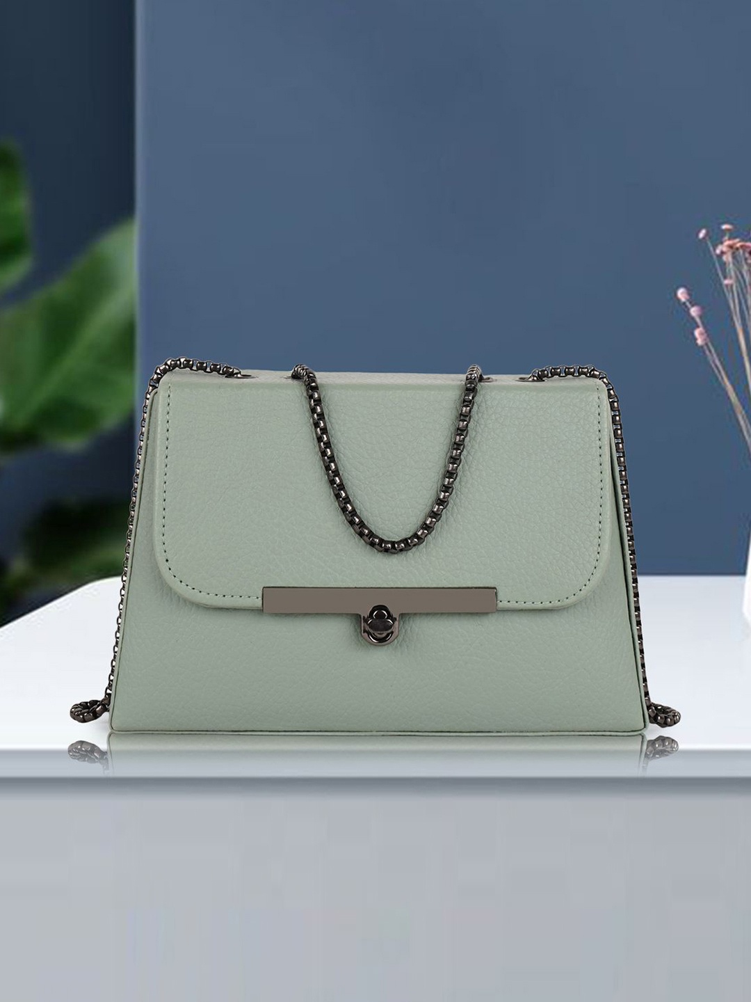 

YOYOWING Structured Sling Bag, Olive