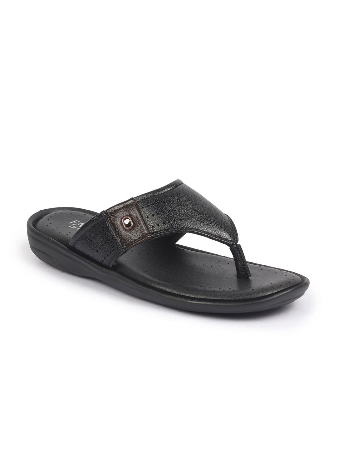 

FAUSTO Men PU Comfort Sandals, Black
