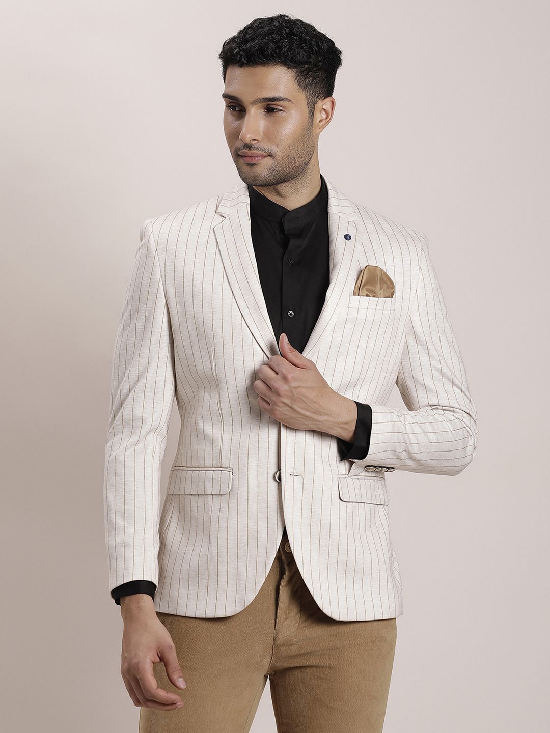 

Turtle Slim-Fit Single Breasted Formal Blazer, Grey