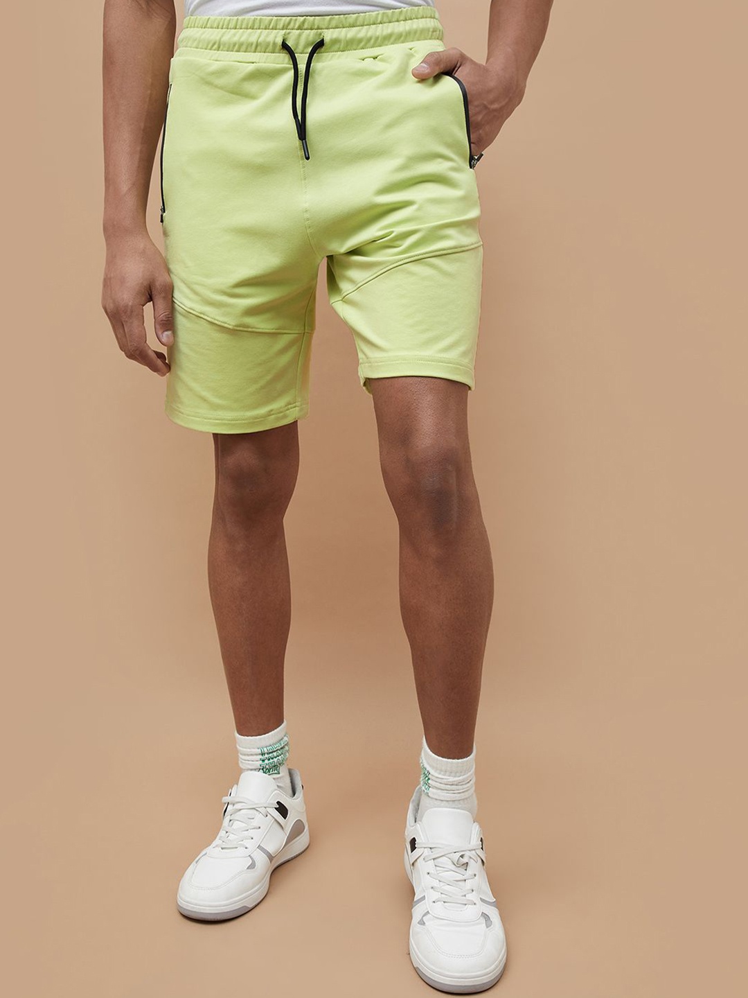 

Fame Forever by Lifestyle Men Sports Regular Fit Shorts, Yellow