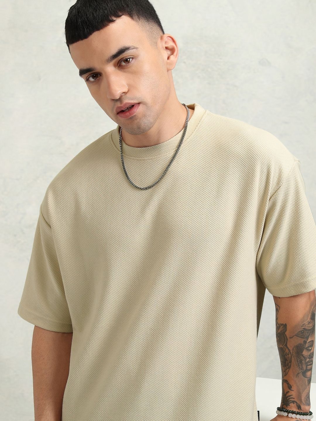 

HIGHLANDER Men T-shirt, Cream
