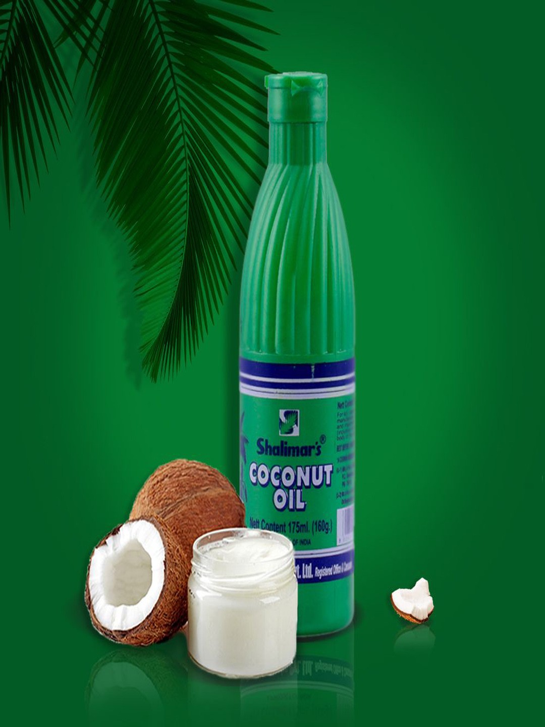 

SHALIMAR'S Set Of 4 Coconut Oil Bottles - 175 ml Each, White