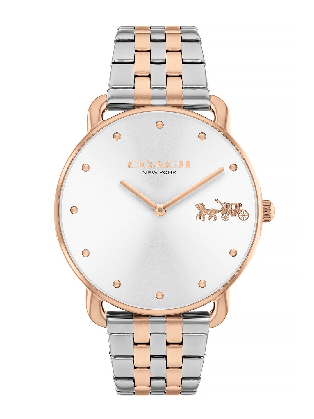 

Coach Women Elliot Bracelet Style Analogue Watch 14504293, White