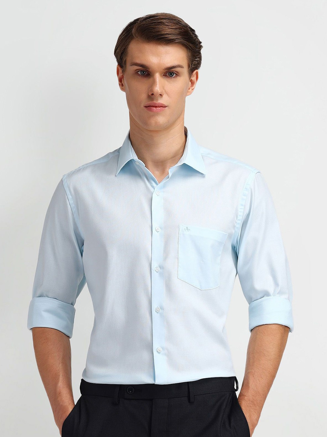 

Arrow Men Classic Opaque Formal Shirt, Blue