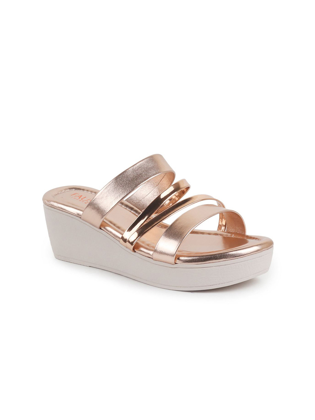 

FAUSTO PU Platform Sandals, Rose