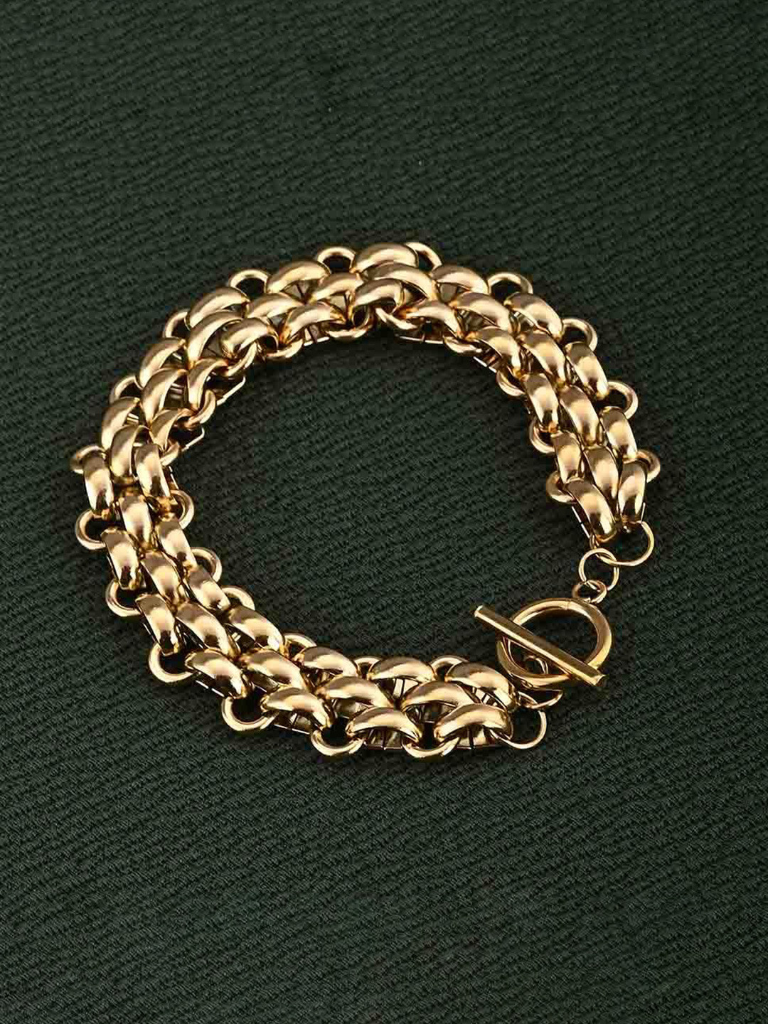 

PALMONAS Gold-Plated Wraparound Bracelet