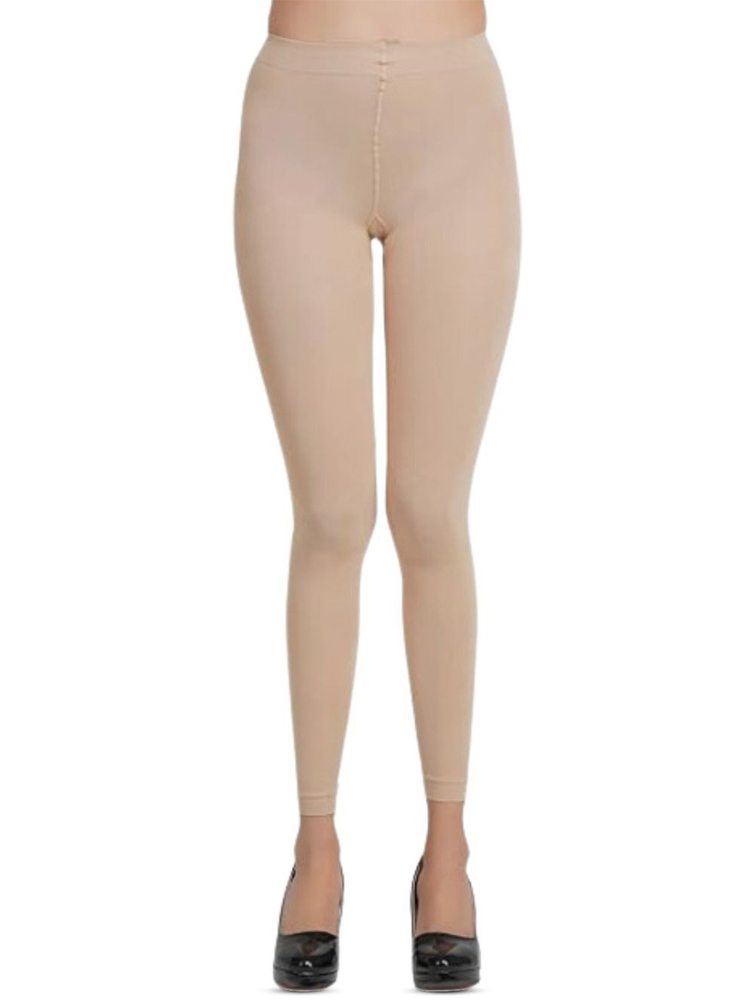 

SECRETS BY ZEROKAATA Women High Waist Fleece Winter Fur Stockings, Nude