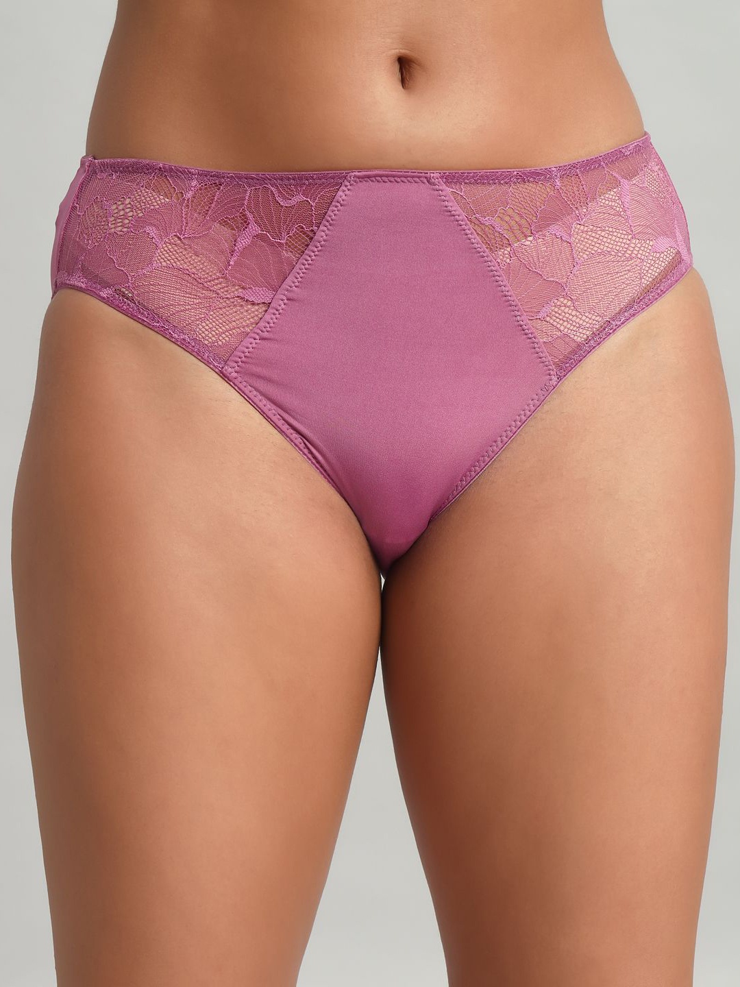 

BLEEDING HEART Self Design Bikini Briefs TA_PR, Purple