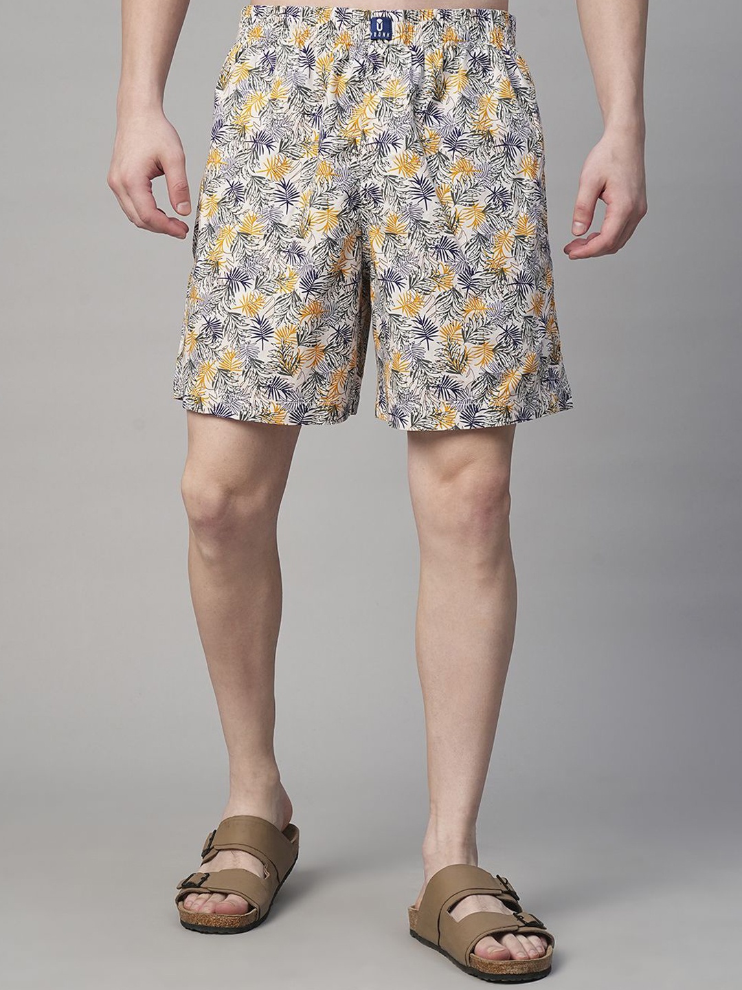 

PRONK Printed Pure Cotton Boxer TM-BXR-010-WHT-S, White
