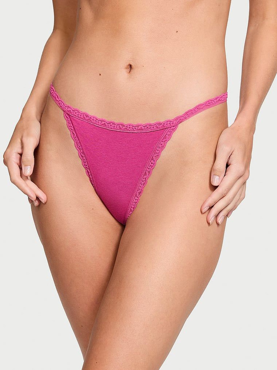 

Victoria's Secret Low-Rise Thong Brief, Pink