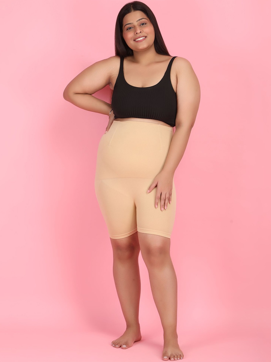 

Klassik High Waist Tummy & Thigh Control Shapewear, Beige