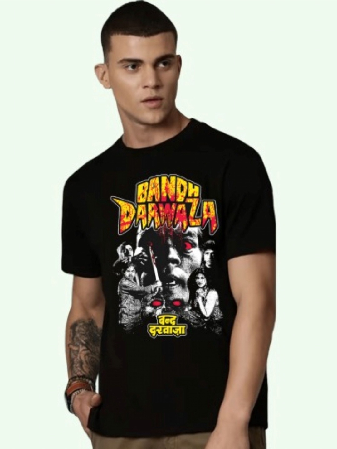 

Band Darwaza Black T Shirt