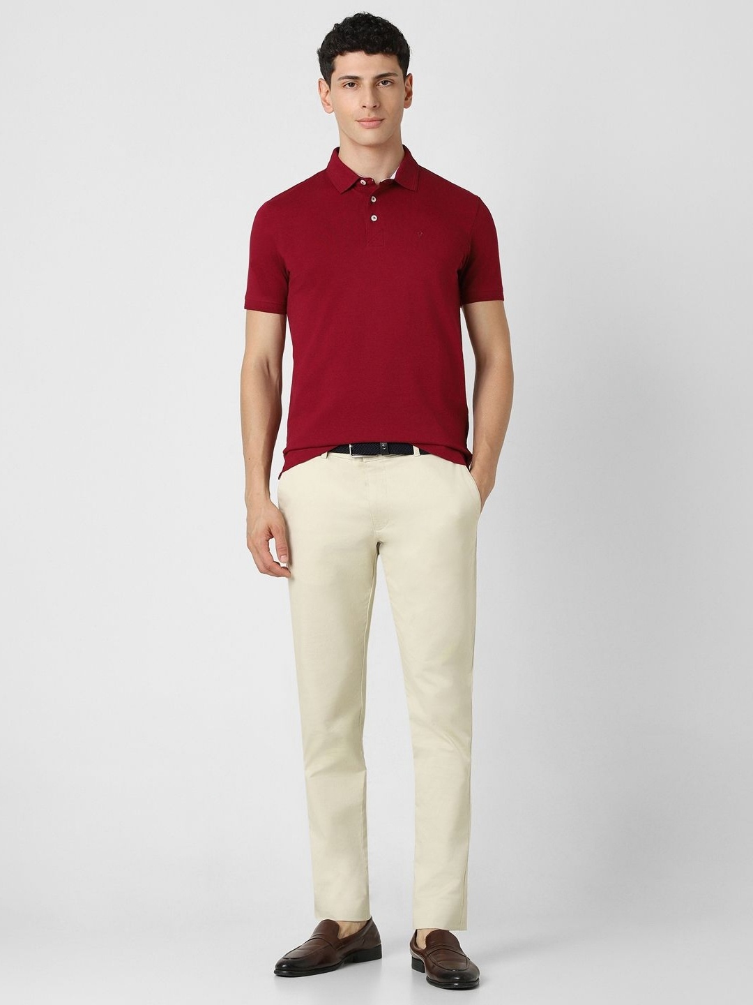 

Van Heusen Sport Men Polo Collar T-shirt, Maroon
