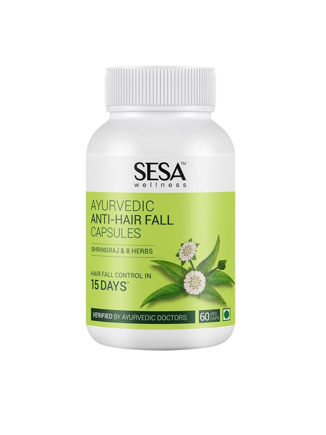 

Sesa Anti-Hair Fall Capsules- 60 Capsules, Transparent