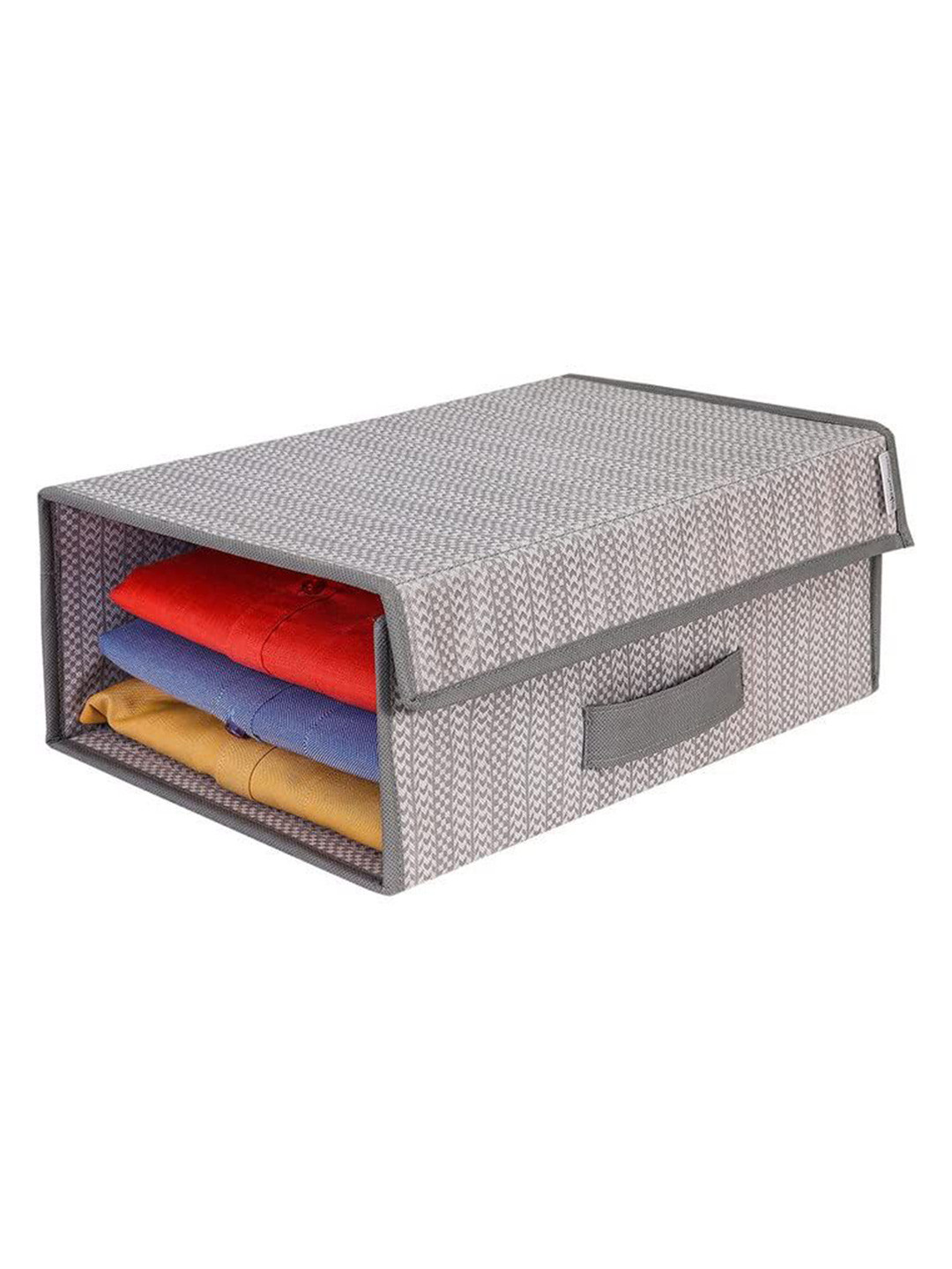

prettykrafts Grey Striped Reusable Multi-Utility Organisers