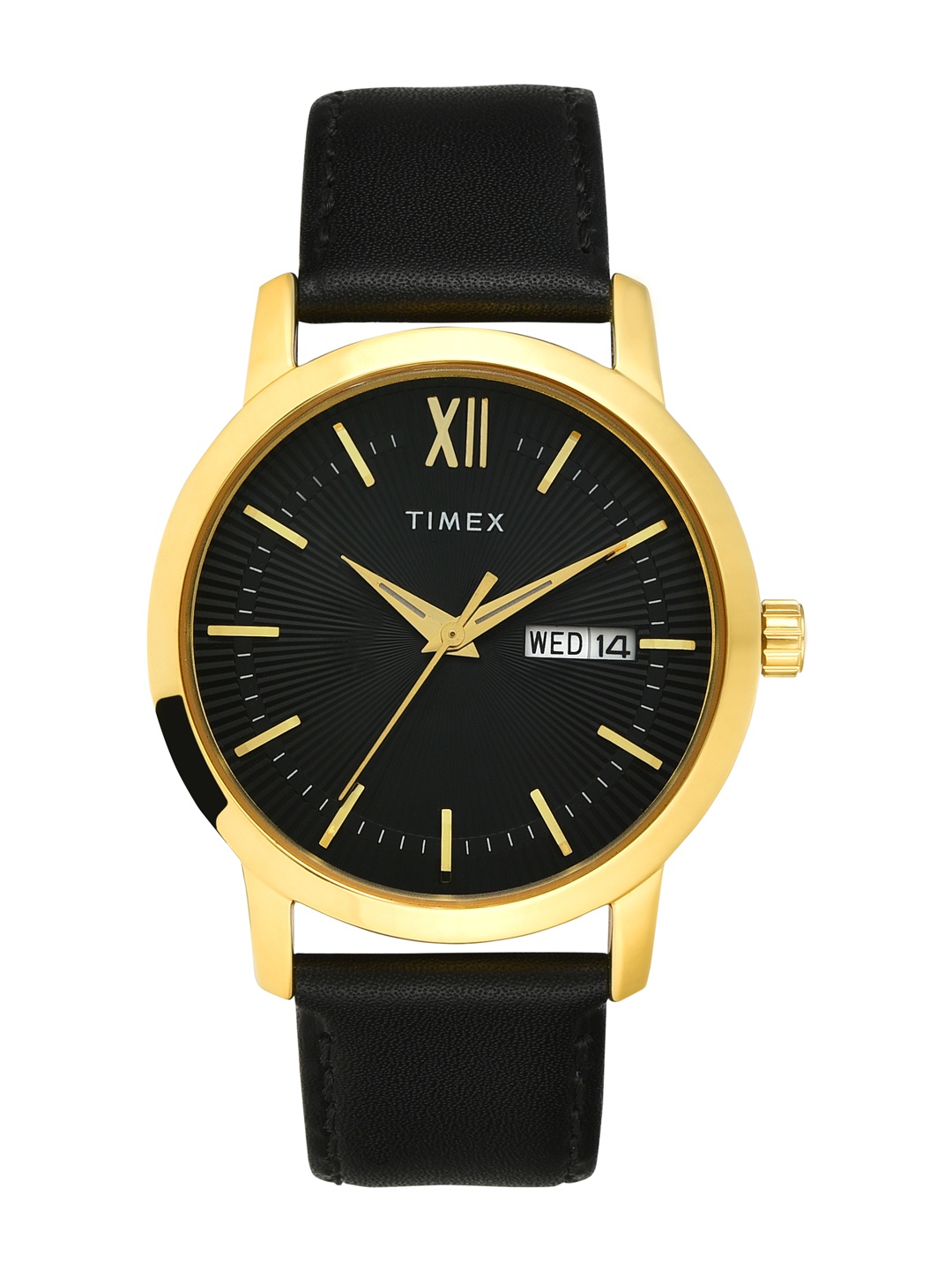 

Timex Men Dial & Leather Straps Analogue Watch - TWTG31SMU08, Black