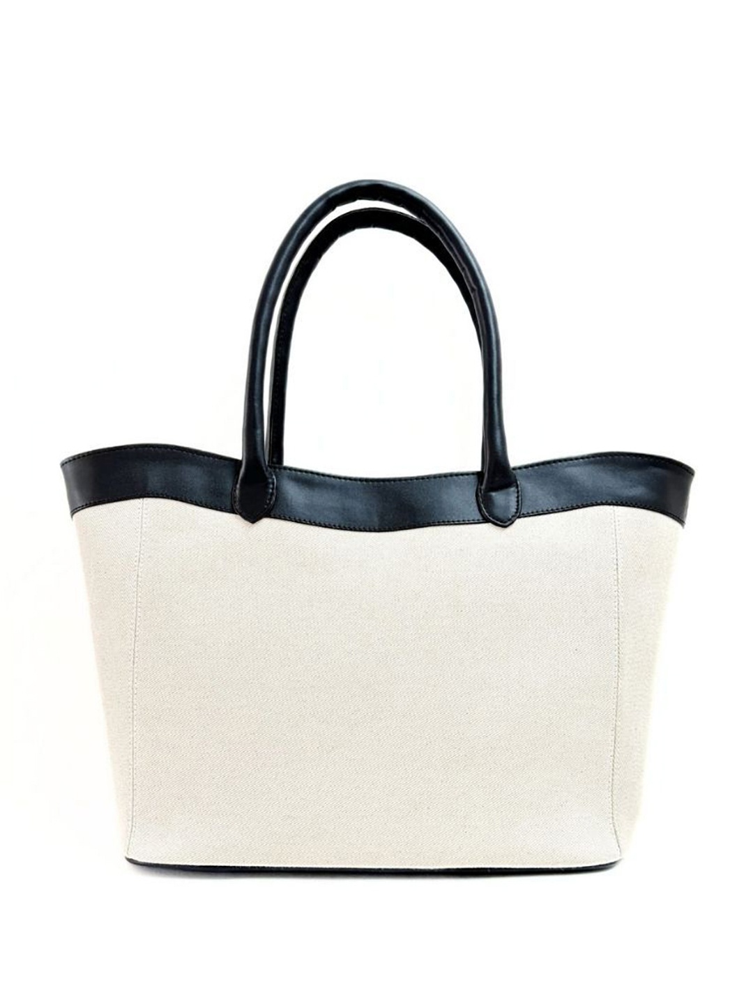 

Hues Studio canvas tote bag with long handles, Black