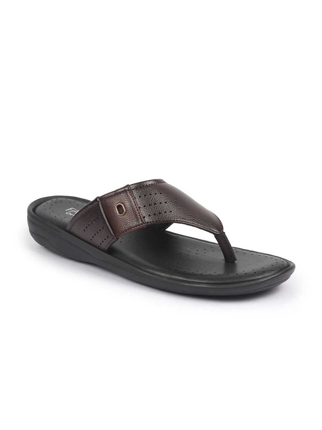 

FAUSTO Men PU Comfort Sandals, Brown