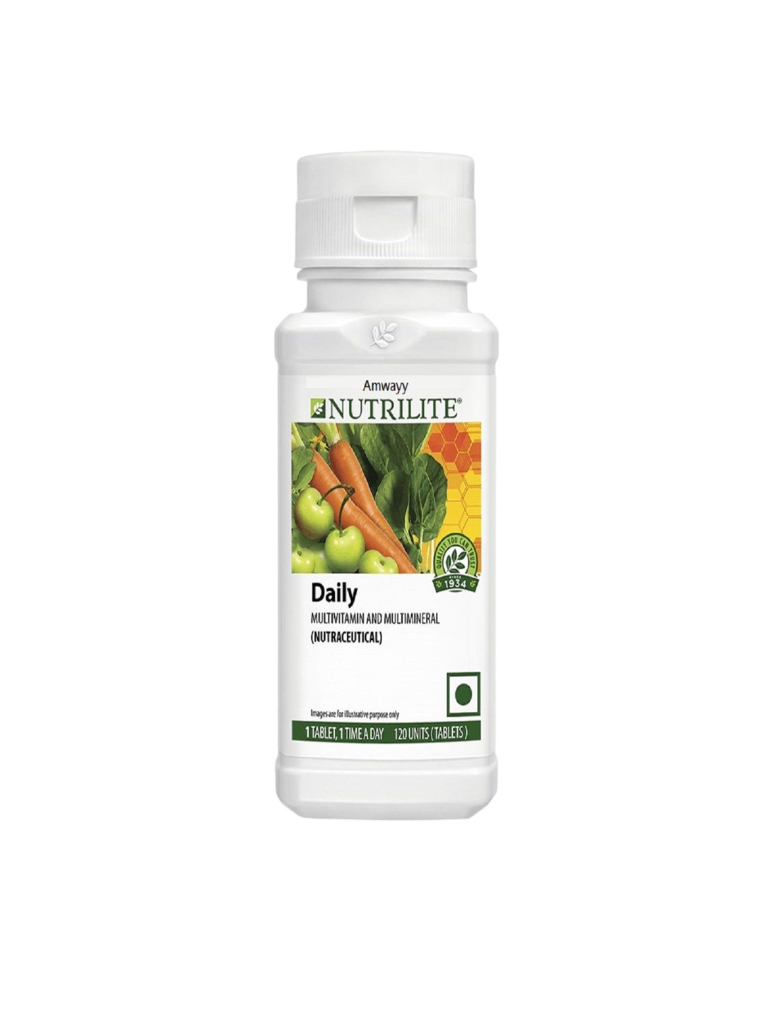 

Amwayy NUTRILITE Daily Multivitamin & Multimineral-120Tablets, White