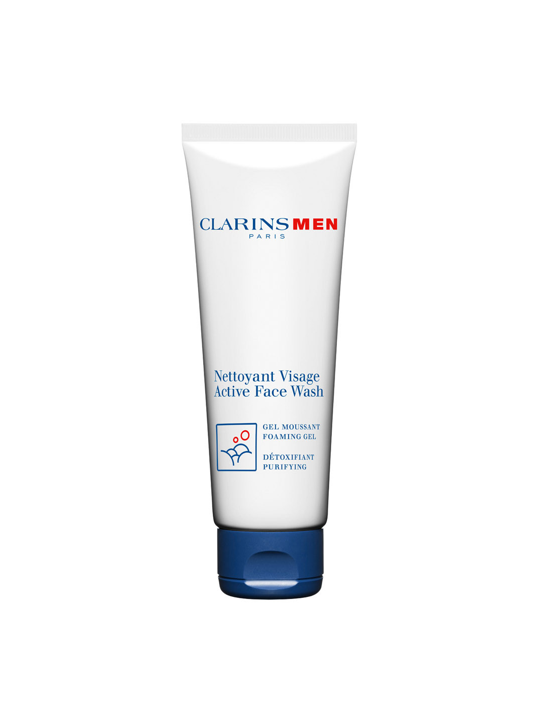 

CLARINS Men Active Foaming Gel Face Wash - 125 ml, White