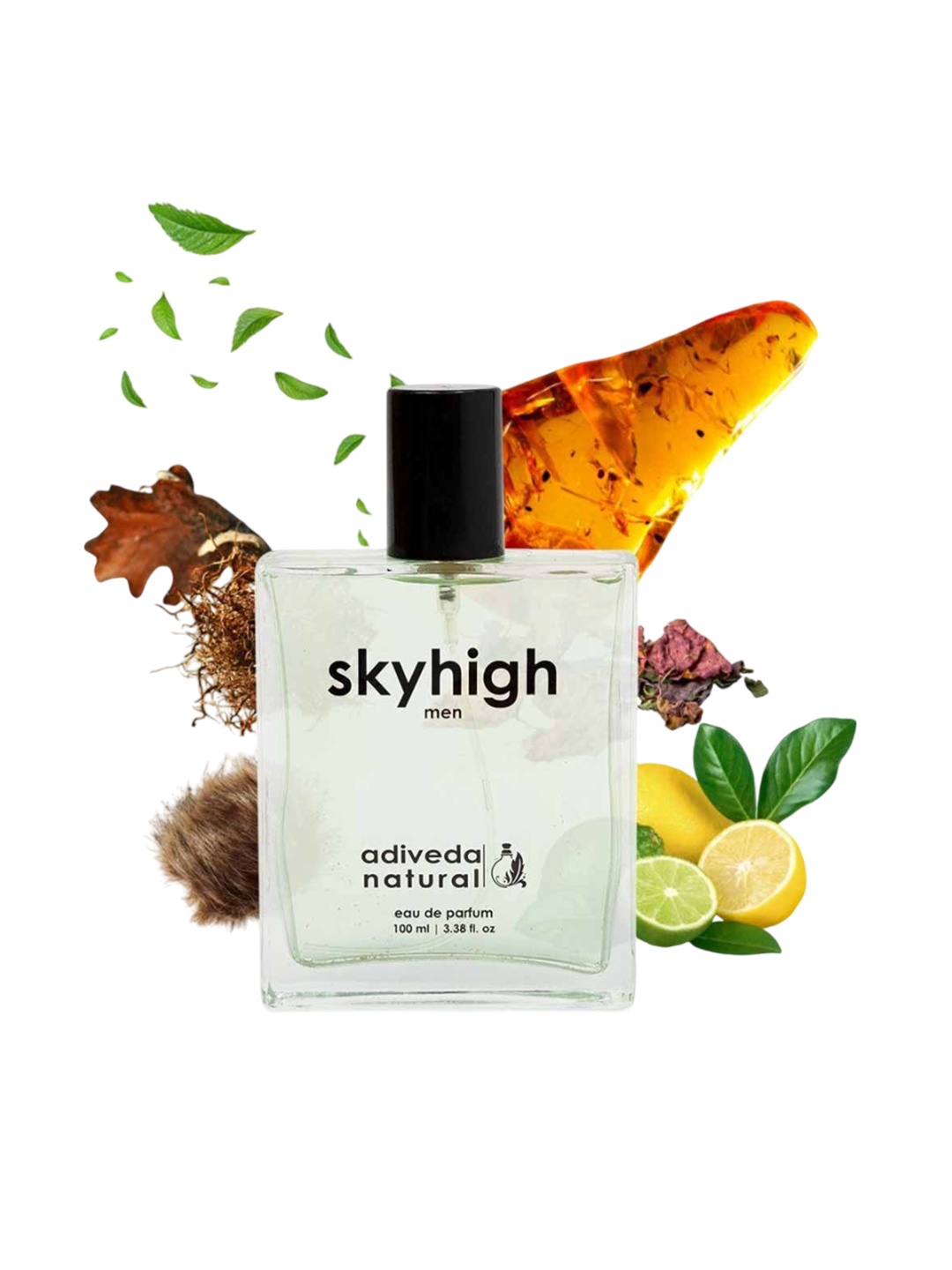 

Adiveda Natural Set Of 2 Bonjour & Skyhigh EDP 100 ml Each, Yellow