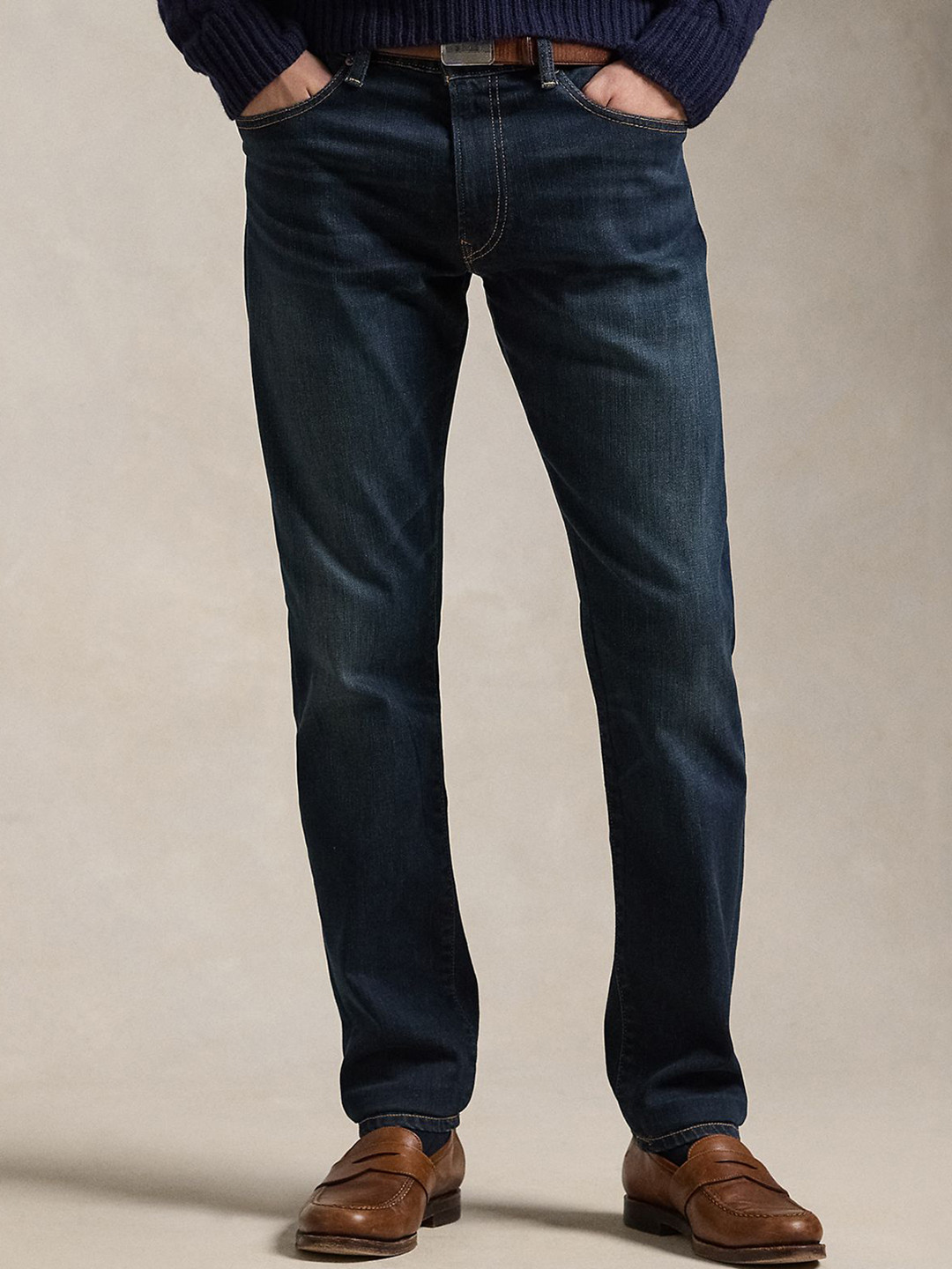 

Polo Ralph Lauren Parkside Active Taper Stretch Relaxed Fit Jeans, Blue