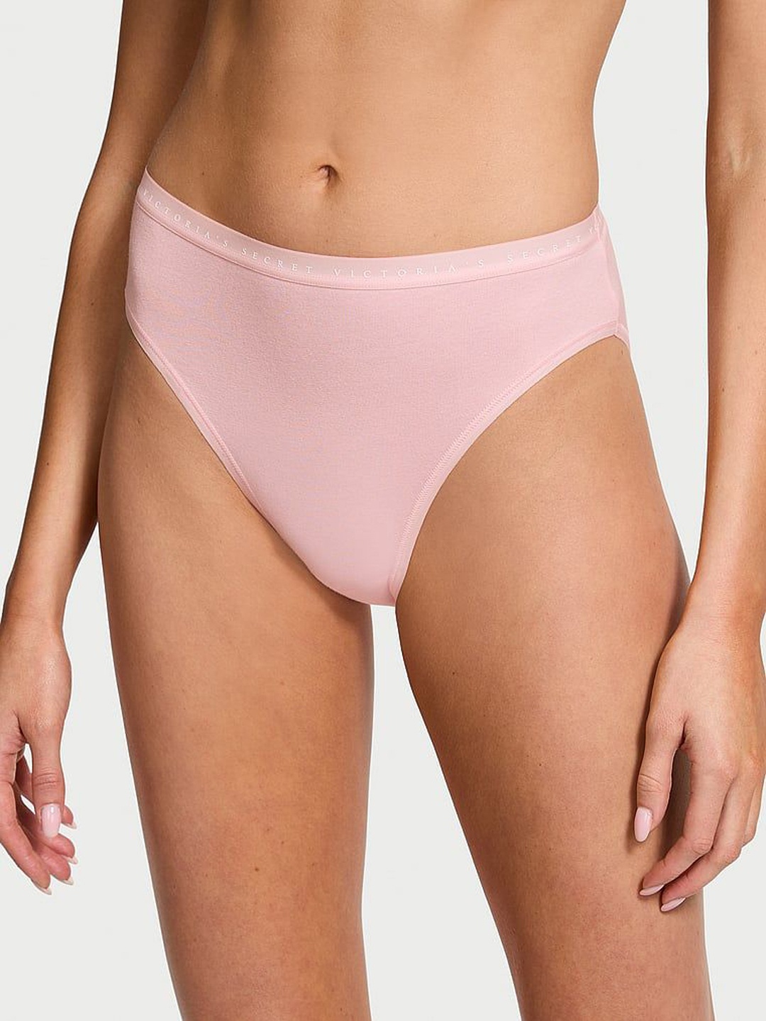 

Victoria's Secret Women Mid- Rise Basic Briefs, Pink