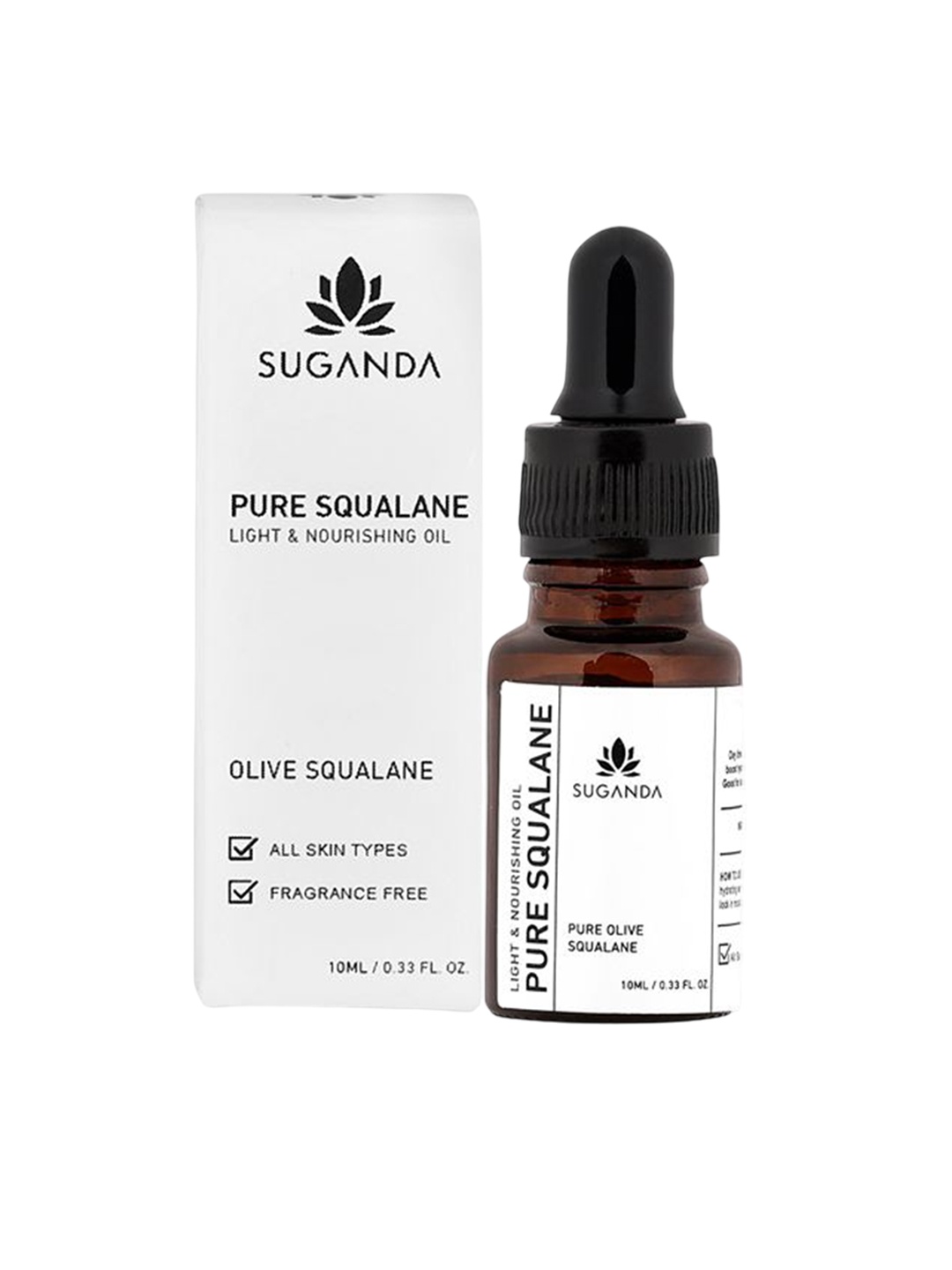 

SUGANDA SKINCARE Pure Squalane Oil- 10ml, Transparent