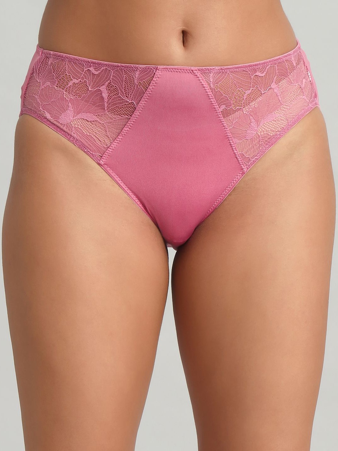 

BLEEDING HEART Mid-Rise Bikini Briefs TA_PK, Pink