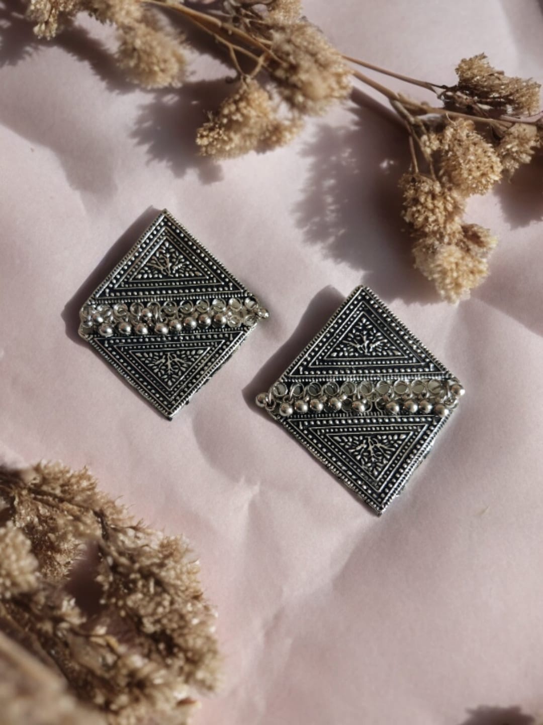 

Niska Contemporary Jhumkas Earrings, Multi