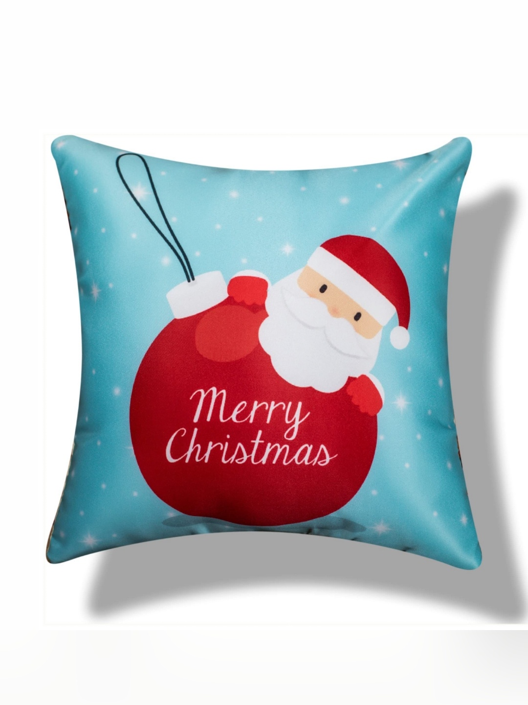 

Vendola Blue & Red Quirky Satin Square Cushion Covers