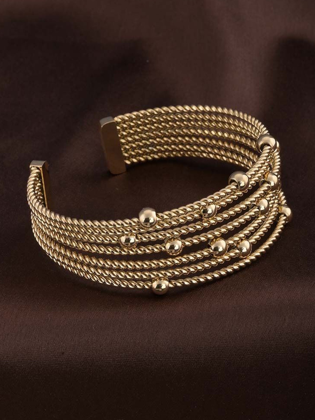 

PALMONAS Gold-Plated Cuff Bracelet
