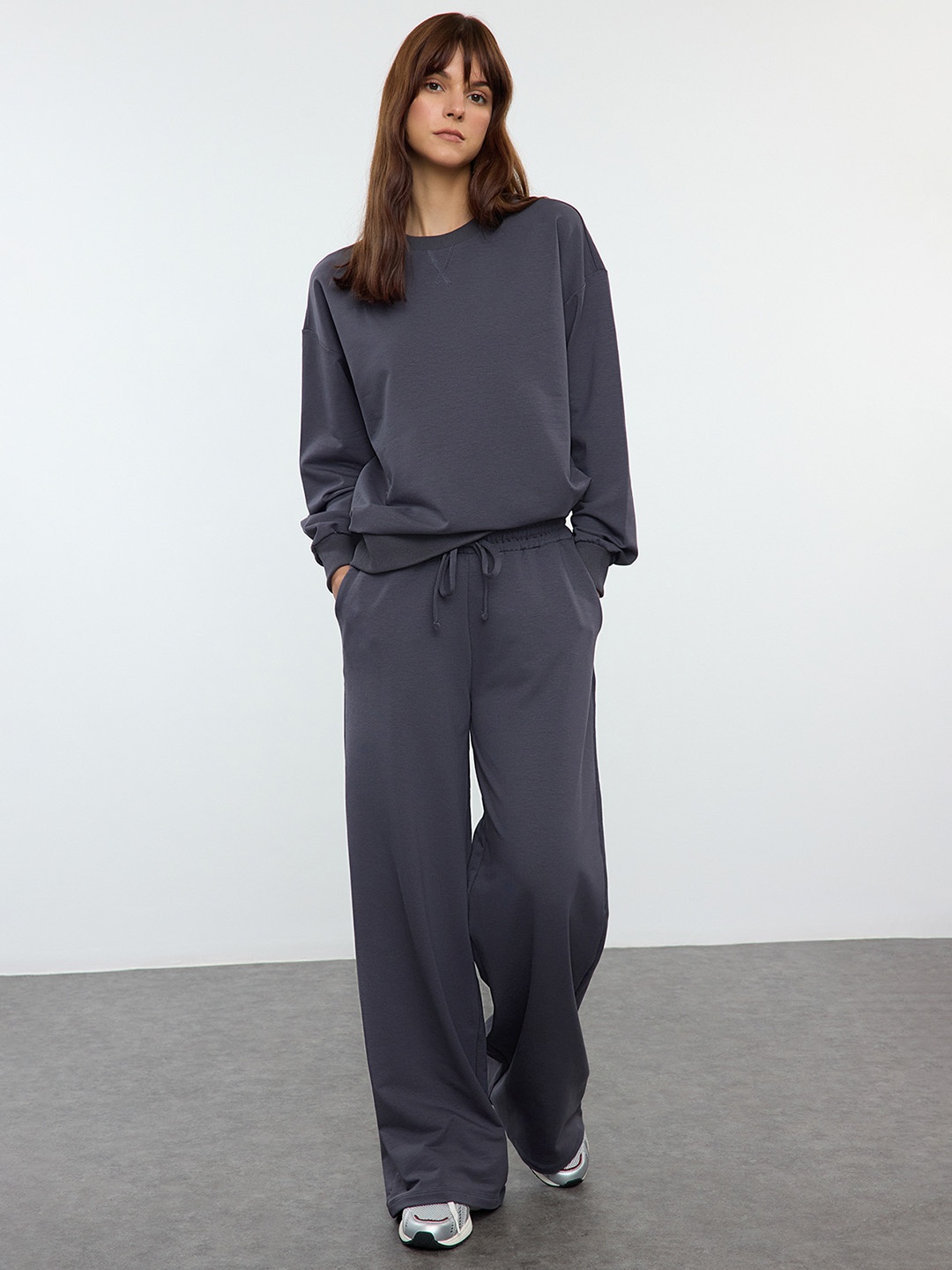 

Trendyol Women Tracksuits, Grey melange