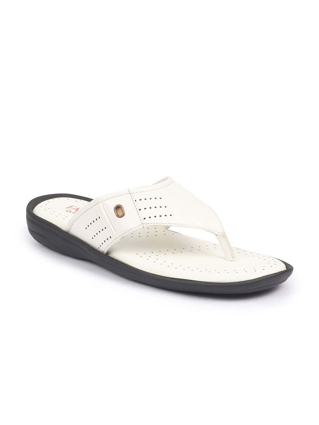 

FAUSTO Men PU Comfort Sandals, White
