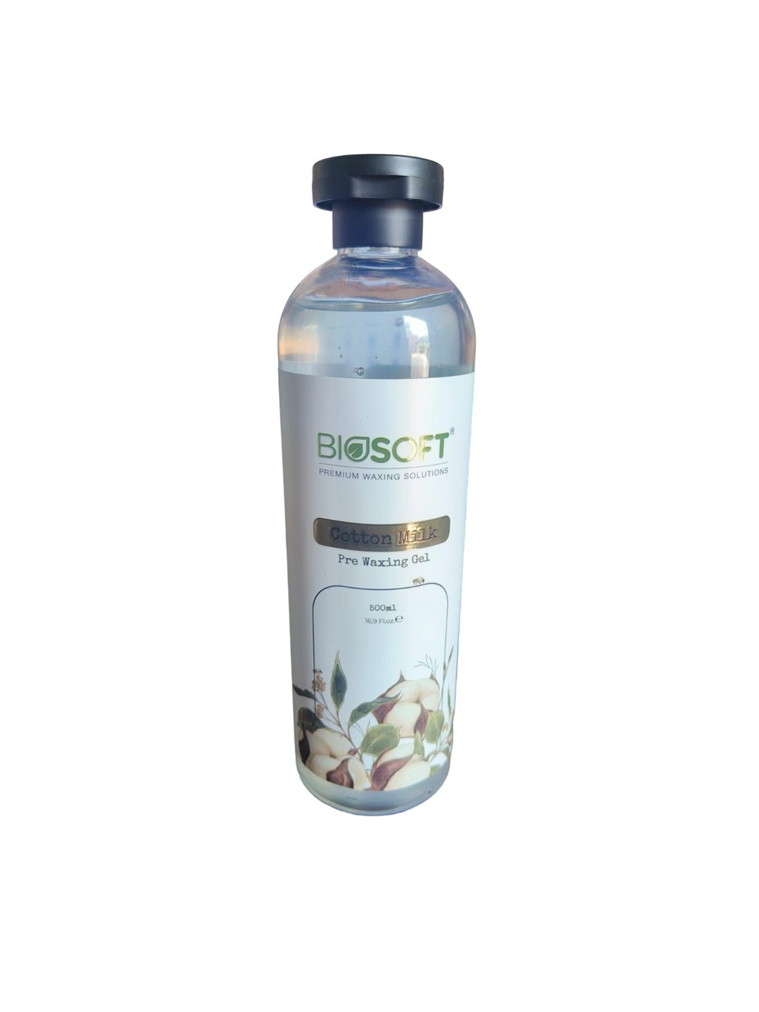 

Biosoft Cotton Milk Pre Waxing Gel-500 ml, White