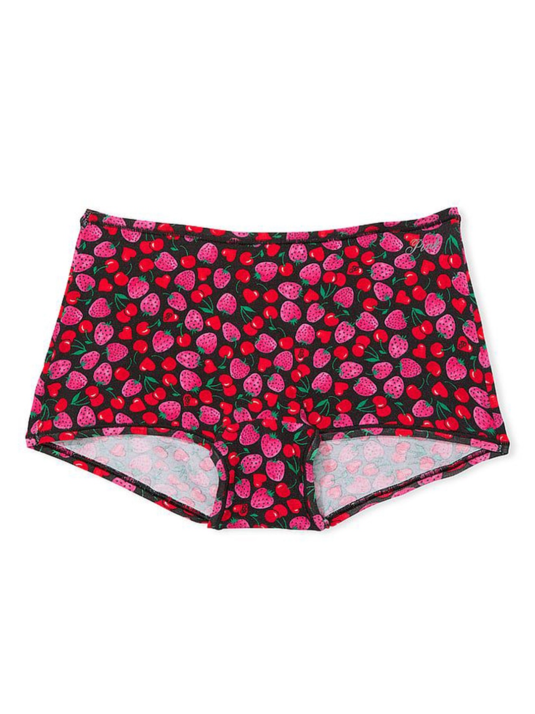 

Victoria's Secret Women Printed Boy Shorts Briefs, Black