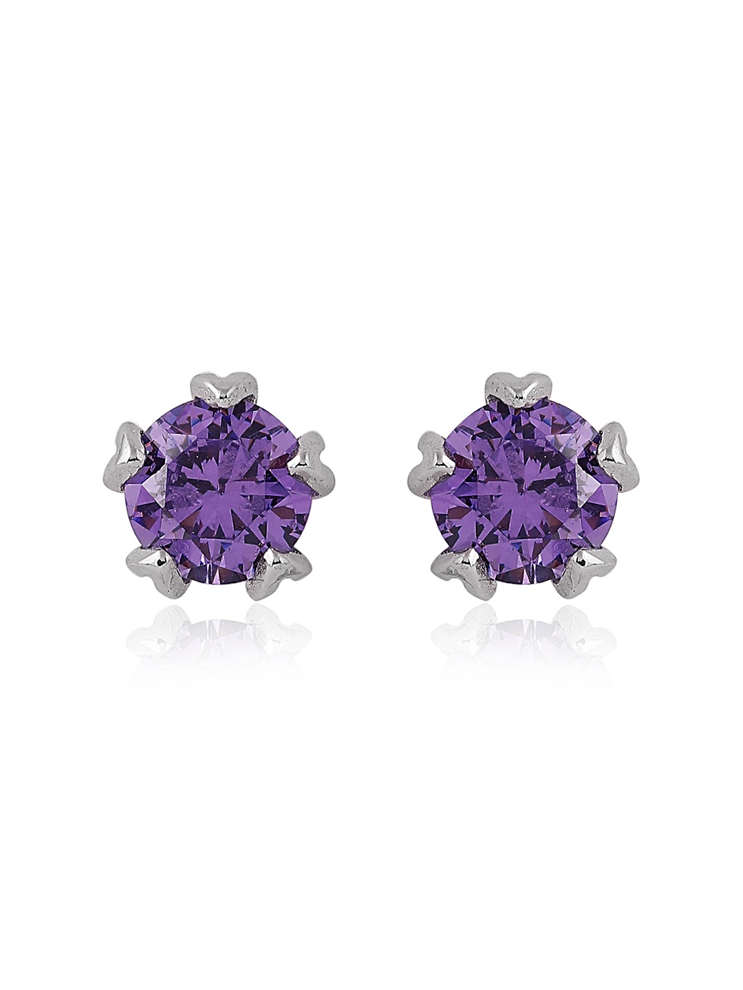 

DressBerry Contemporary Studs Earrings, Silver