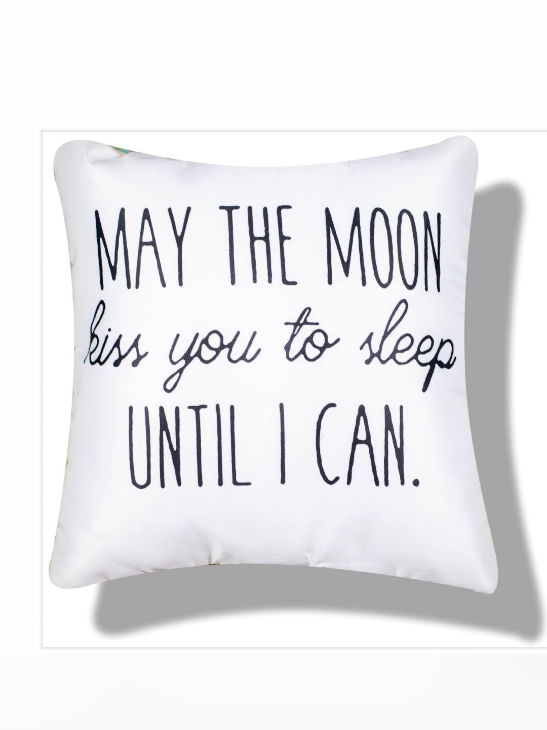 

Vendola White & Black Satin Square Cushion Cover