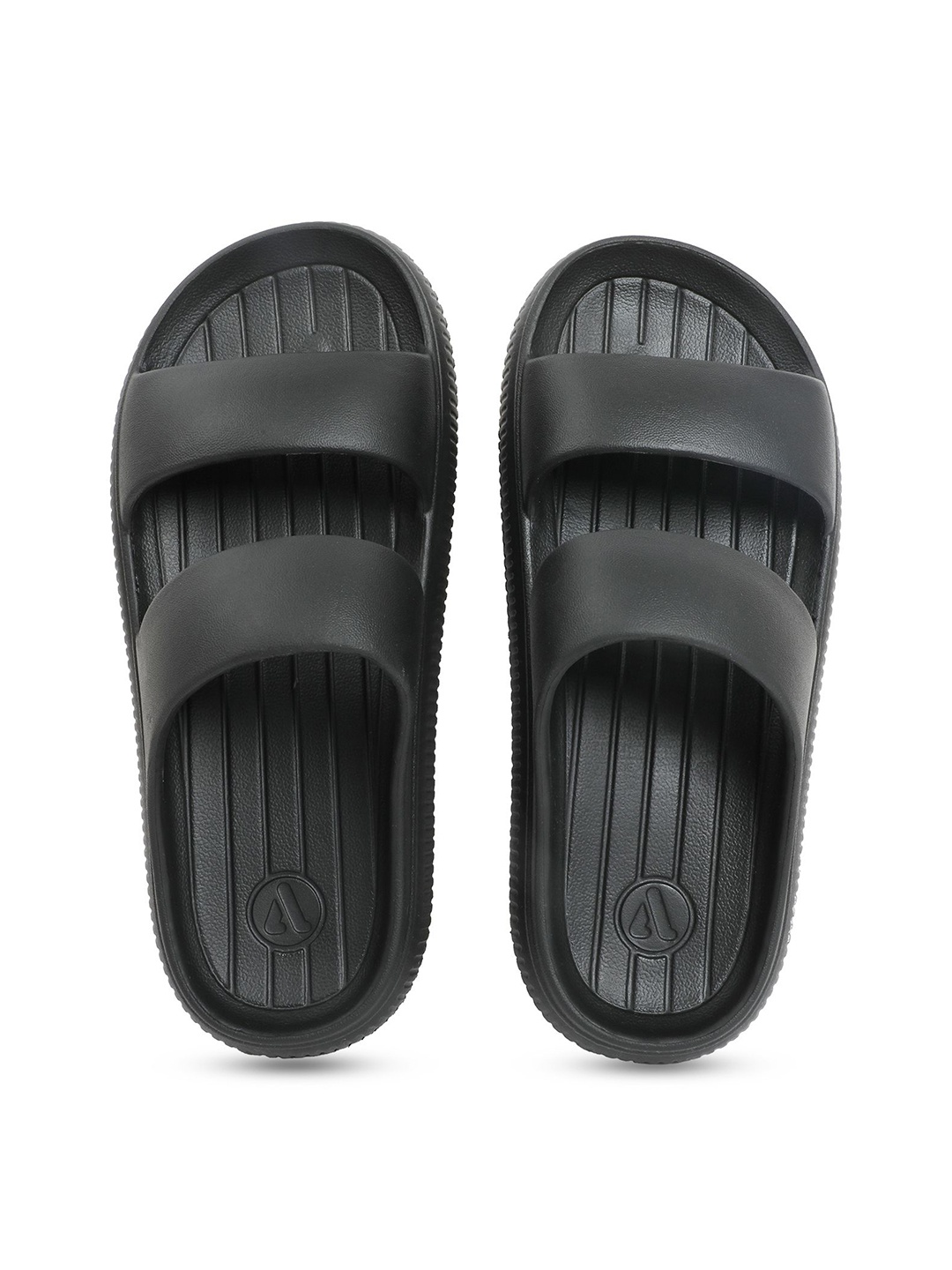 

Aqualite Men Sliders, Black