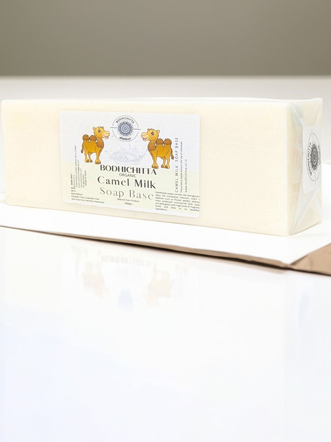 

Bodhichitta Camel Milk Melt Soap Base-1kg, White