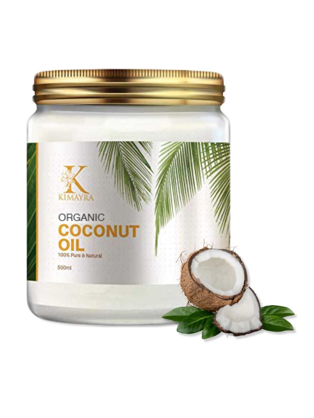 

Kimayra World 100% Pure & Natutral Organic Coconut Oil-500ml, White