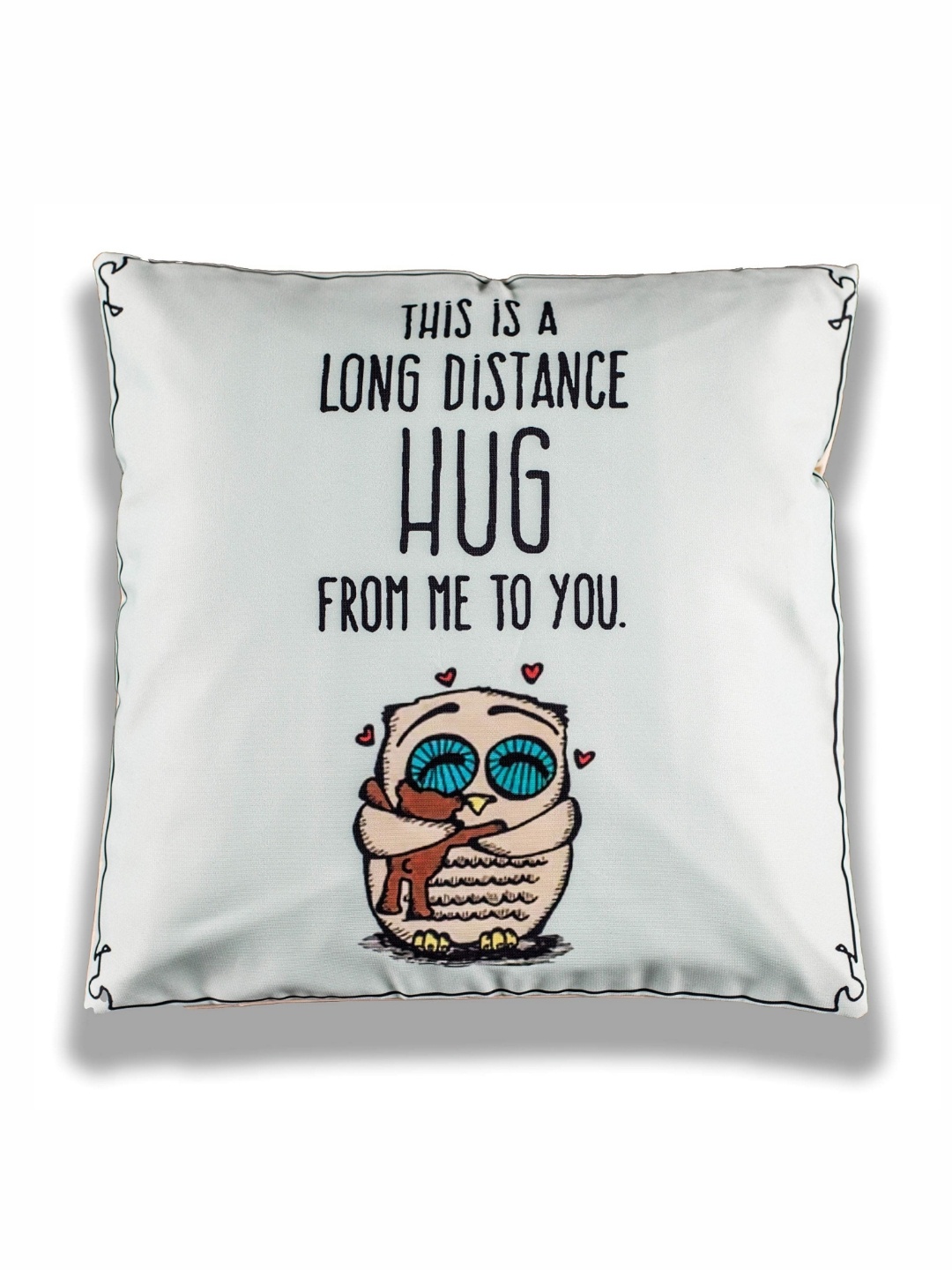 

Vendola Green & Black Quirky Printed Square Cushion Covers