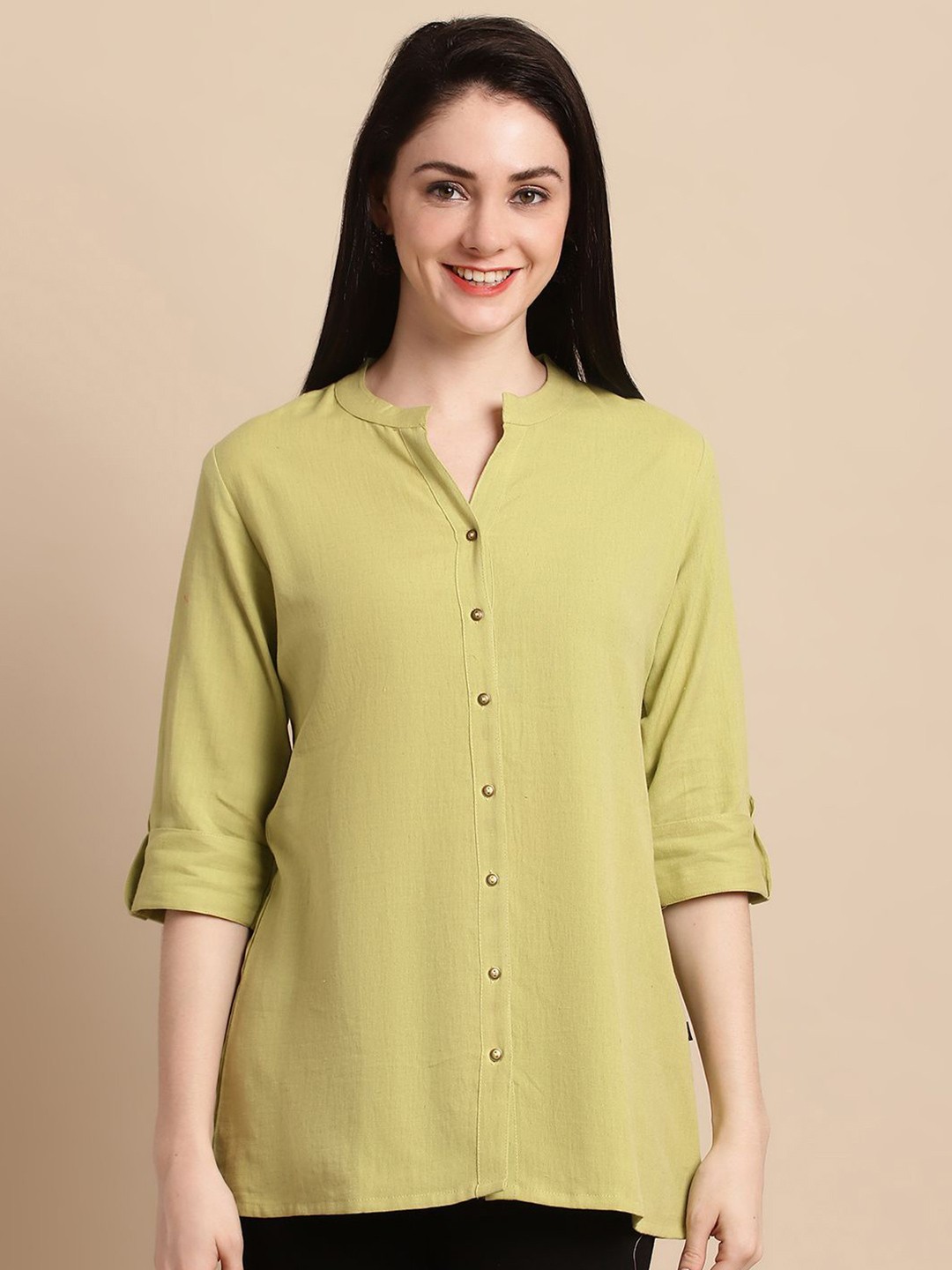 

Pistaa Pure Cotton Kurti, Green