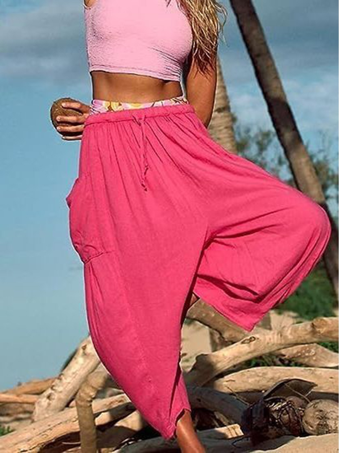 

KPOP Women Original Trousers, Pink