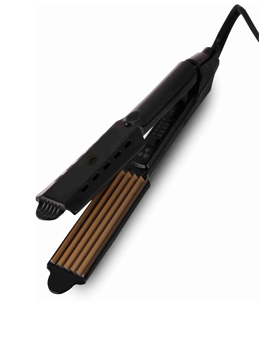 

vng Professional Neo Tress Hair Crimper Wide Plate - 8227, Black