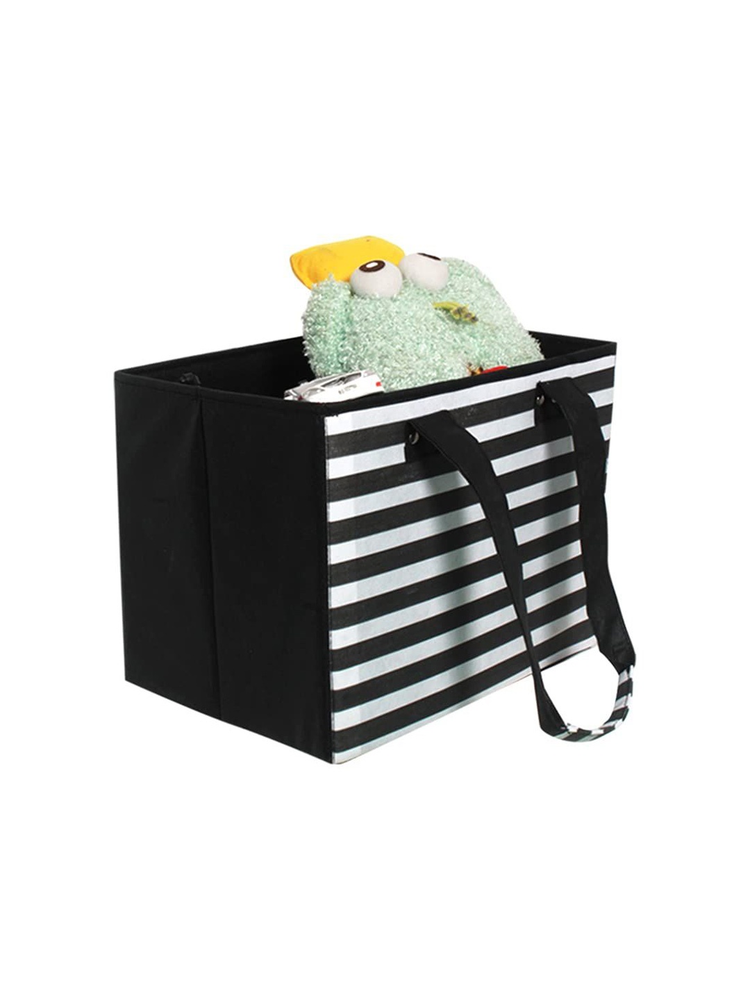 

prettykrafts Black & White Striped Reusable Multi-Utility Organisers