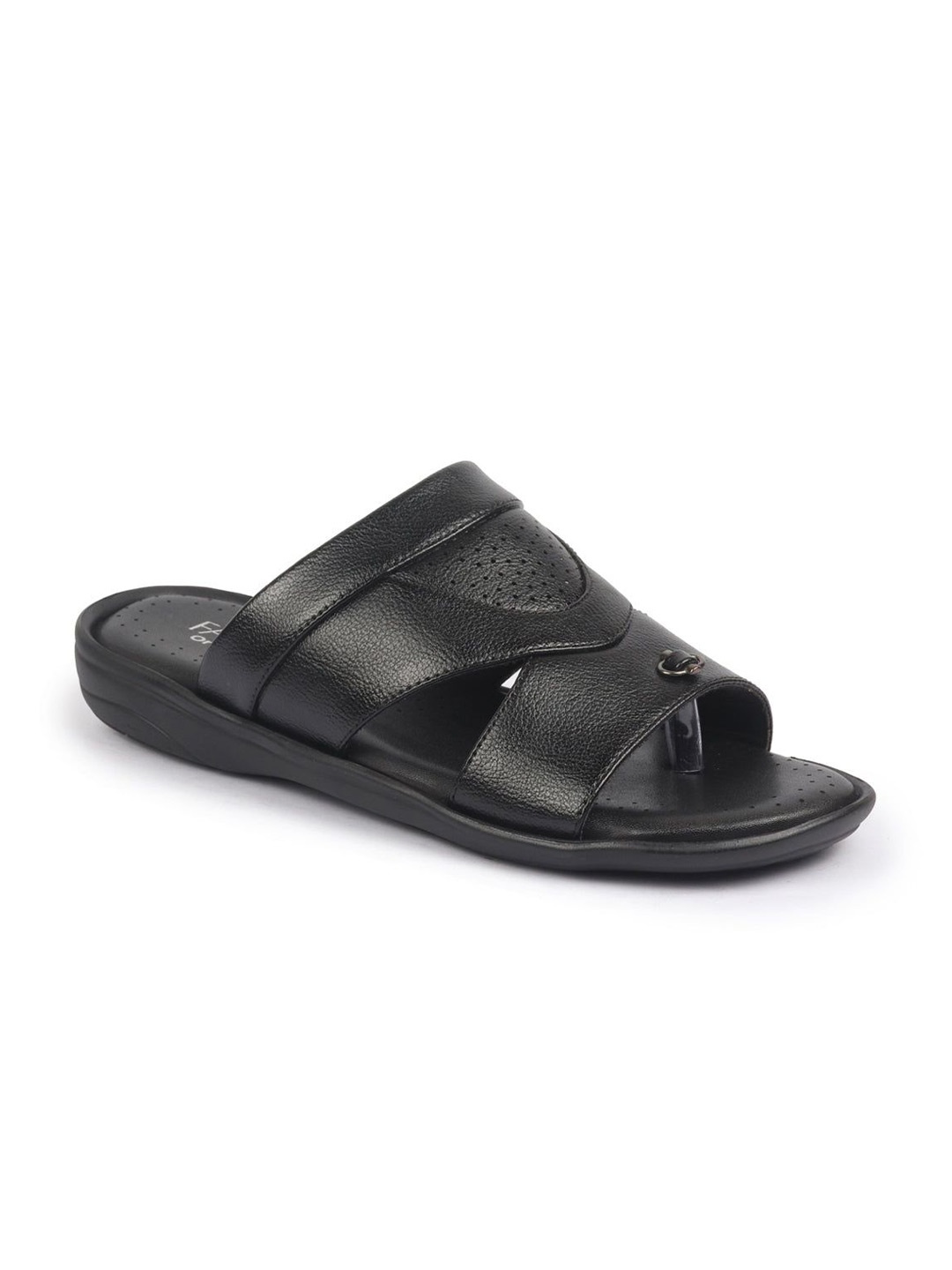 

FAUSTO Men PU Comfort Sandals, Black
