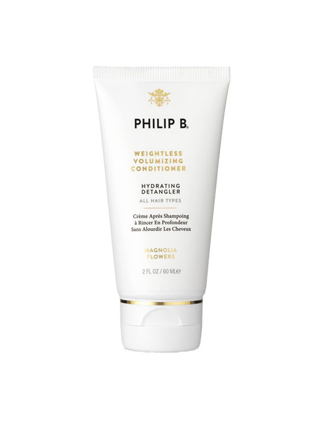 

Philip B Weightless Volumizing Hydrating Detangler Conditioner-60ml, White