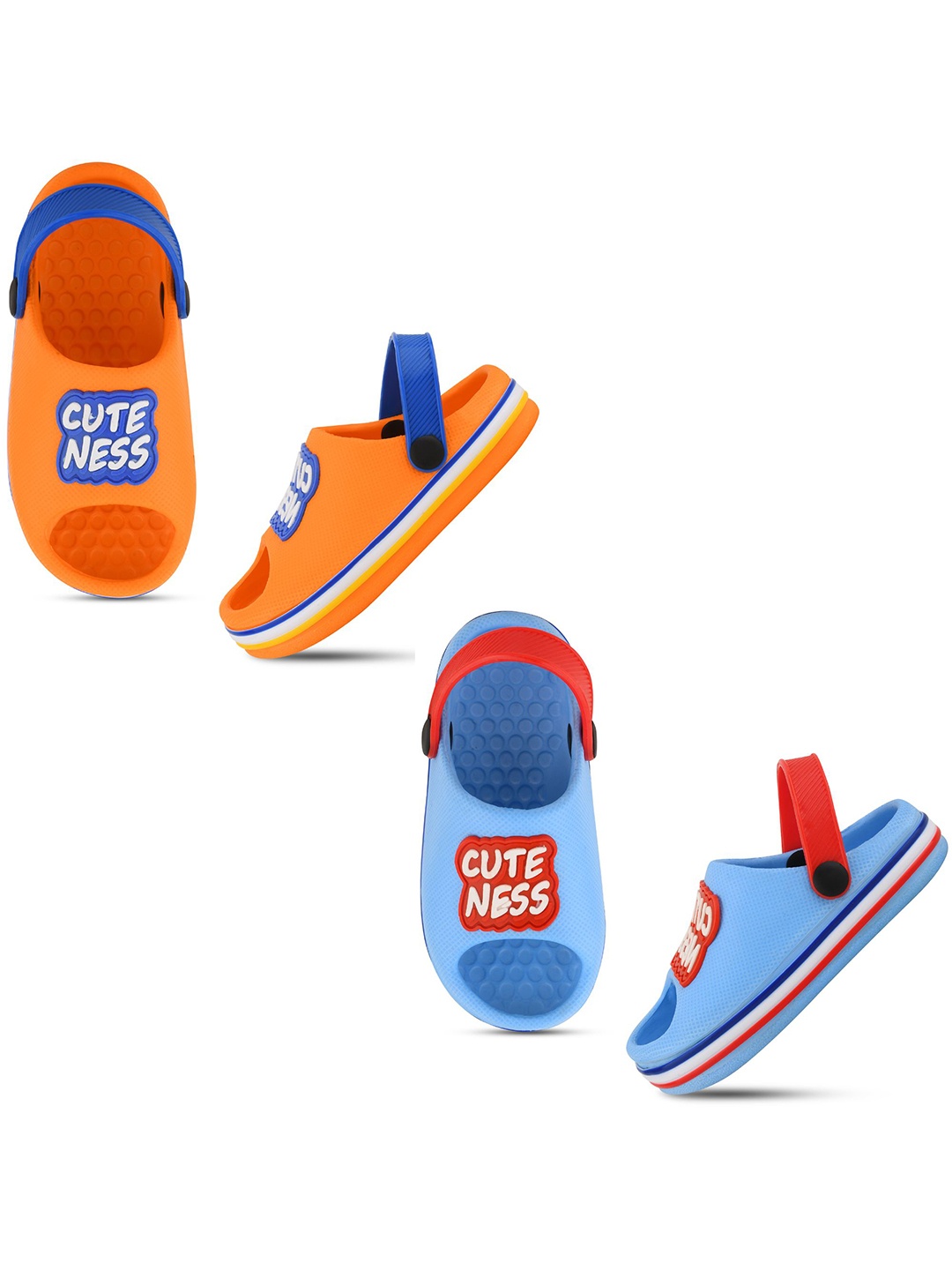 

Smartots Kids Set Of 2 Printed Croslite Clogs, Blue